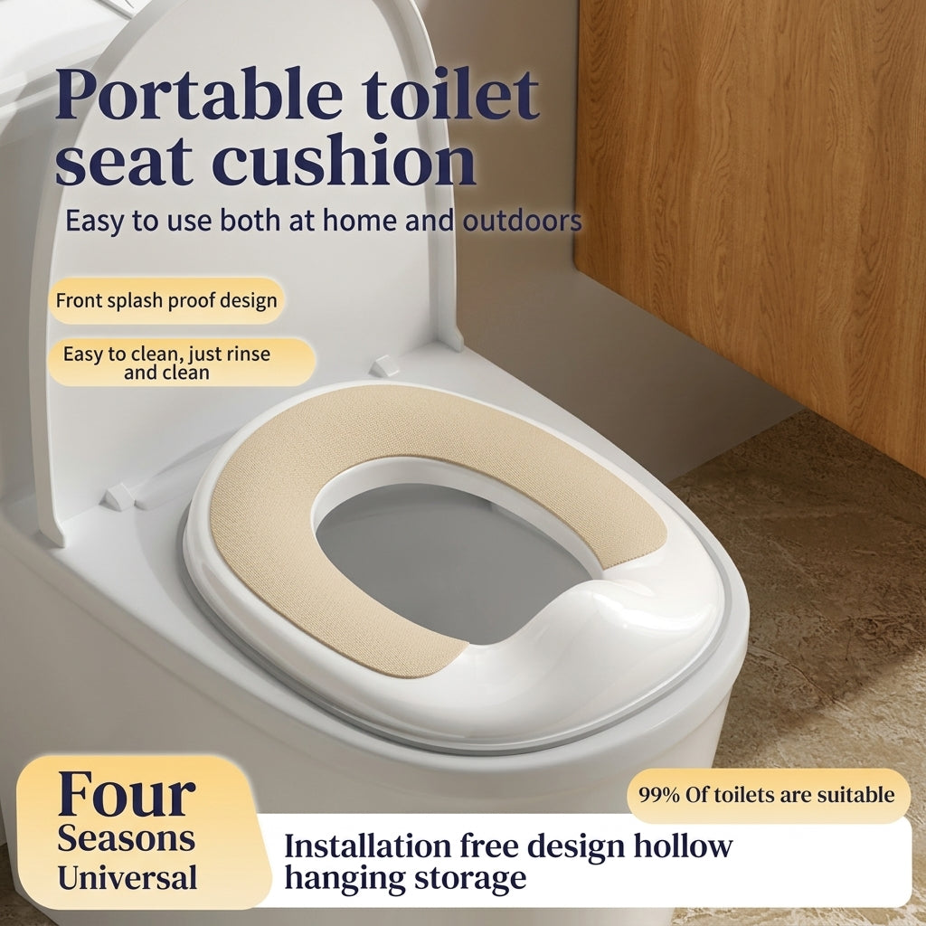 Universal Children Toilet Training Seat Splash Proof Soft Potty Seat for Kids