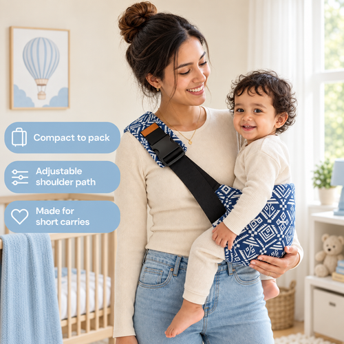 Adjustable Baby Carrier Sling, Hands-Free Comfort for Parents