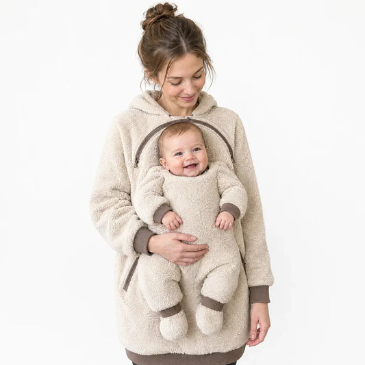 Women’s Fleece Babywearing Hoodie with Kangaroo Pouch