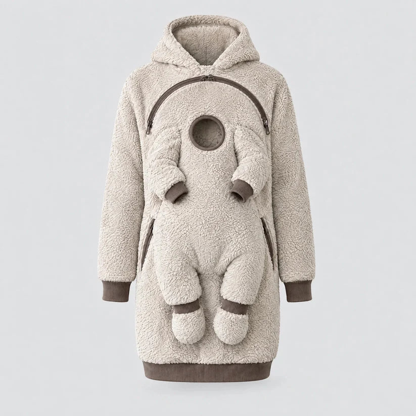 Women’s Fleece Babywearing Hoodie with Kangaroo Pouch