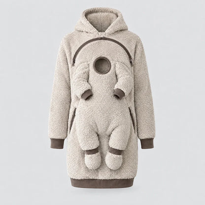 Women’s Fleece Babywearing Hoodie with Kangaroo Pouch