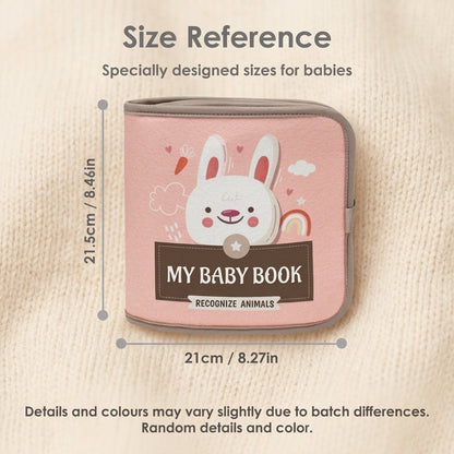 Animal World Montessori Quiet Book for Toddlers Learning Activity Cloth Book