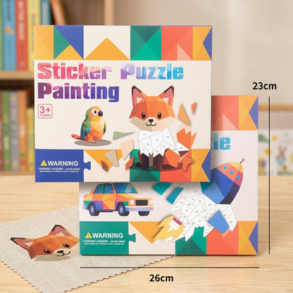 Montessori Kids Busy Book 4 Themes Travel Sticker Book