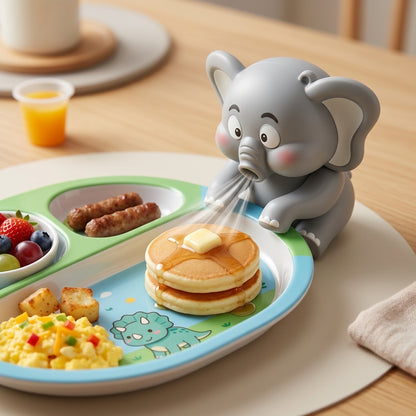 Cute Elephant Dinosaur Mini Food Fan for Hot Soup Congee Clip On Bowl Cooler