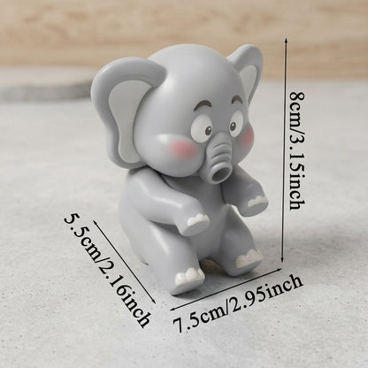 Cute Elephant Dinosaur Mini Food Fan for Hot Soup Congee Clip On Bowl Cooler