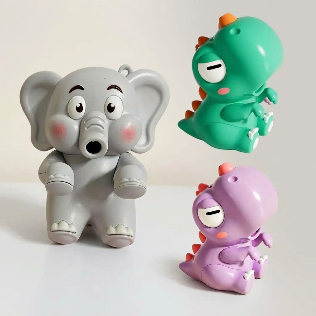 Cute Elephant Dinosaur Mini Food Fan for Hot Soup Congee Clip On Bowl Cooler