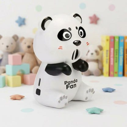 Cute Panda & Monkey Mini Food Fan with Speeds Clip-On Bowl Cooler