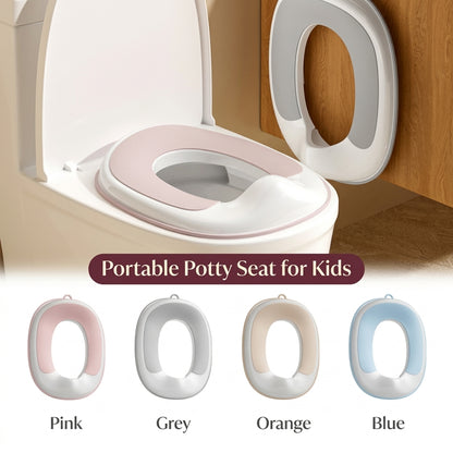 Universal Children Toilet Training Seat Splash Proof Soft Potty Seat for Kids