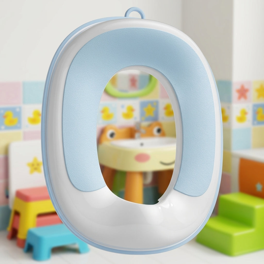 Universal Children Toilet Training Seat Splash Proof Soft Potty Seat for Kids