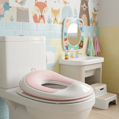 Universal Children Toilet Training Seat Splash Proof Soft Potty Seat for Kids