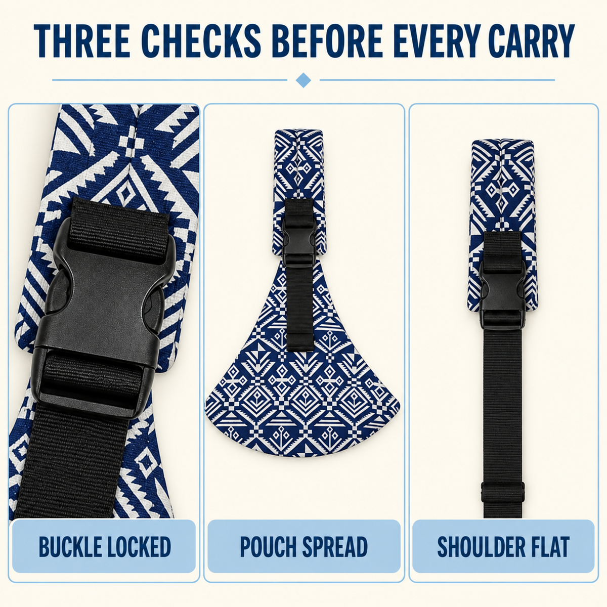 Adjustable Baby Carrier Sling, Hands-Free Comfort for Parents