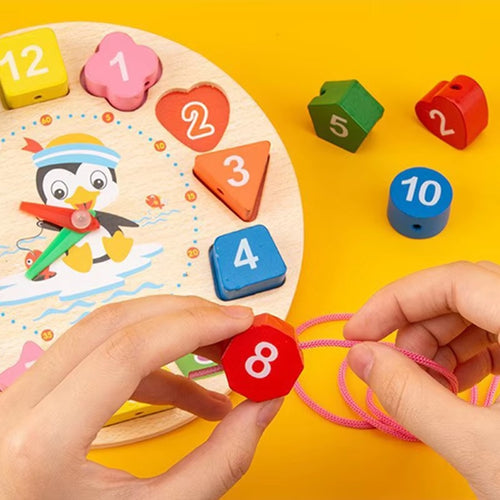 Montessori Wooden Puzzle Toy for Kids Ages 3–8, Educational Gift for Boys & Girls