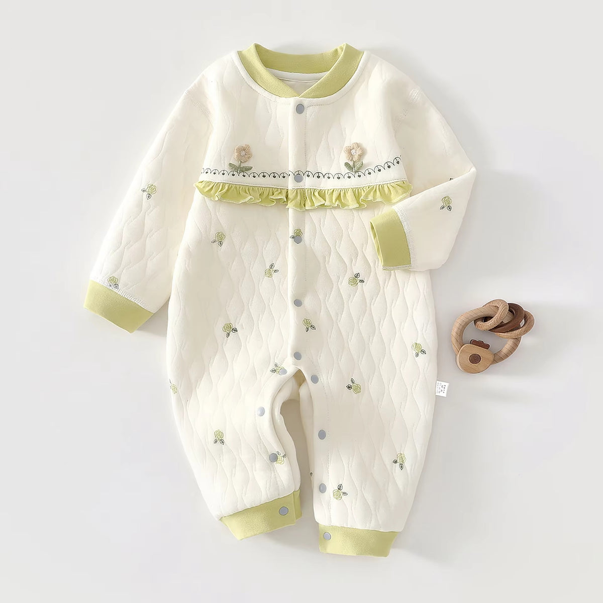 Baby Winter Jumpsuit, Thick Cotton 3-Layer Outfit for 0–18 Months