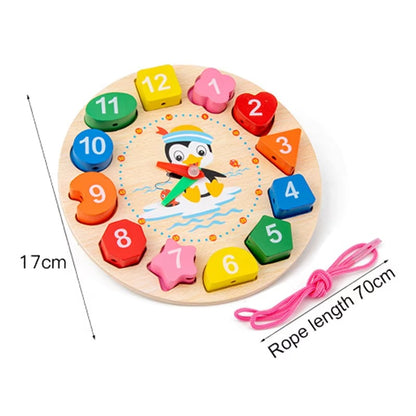 Montessori Wooden Puzzle Toy for Kids Ages 3–8, Educational Gift for Boys & Girls