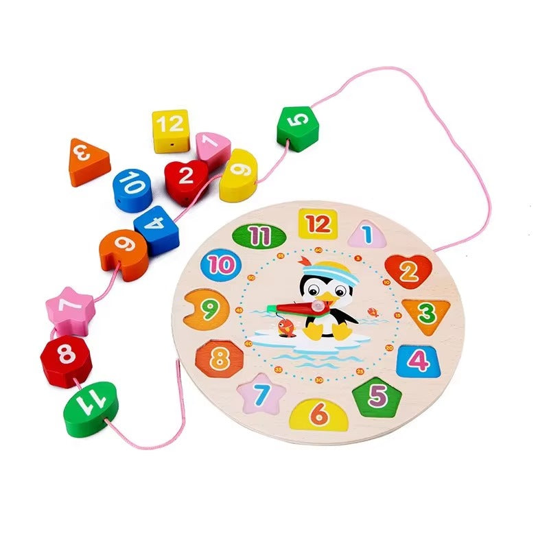 Montessori Wooden Puzzle Toy for Kids Ages 3–8, Educational Gift for Boys & Girls