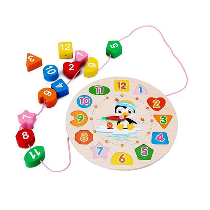 Montessori Wooden Puzzle Toy for Kids Ages 3–8, Educational Gift for Boys & Girls
