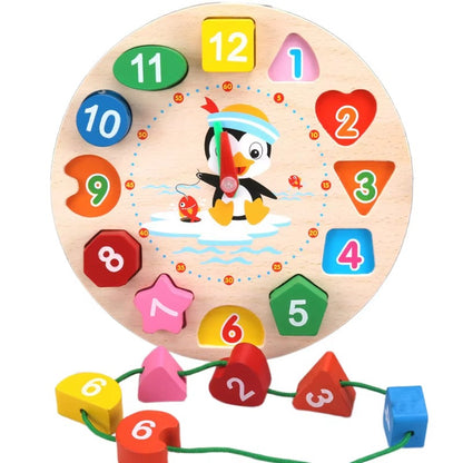 Montessori Wooden Puzzle Toy for Kids Ages 3–8, Educational Gift for Boys & Girls